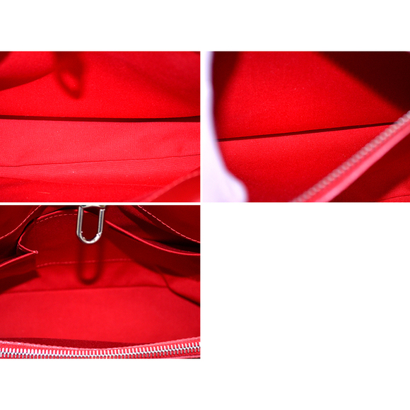 Louis Vuitton Passy PM Bag Handbag Red - Picture 4 of 5